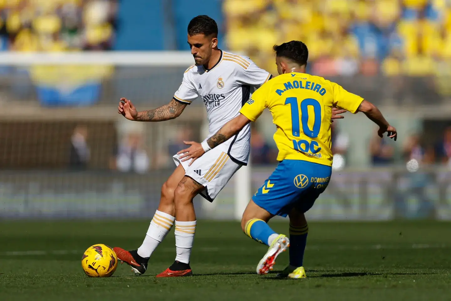 Dani Ceballos en el partido contra las palmas